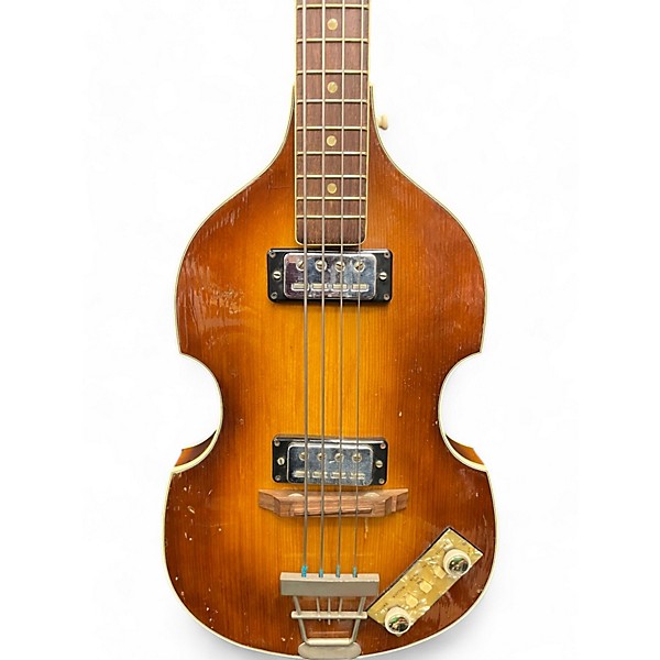 Vintage 1960s Hofner 500/1 Violin 2 Color Sunburst Electric Bass Guitar