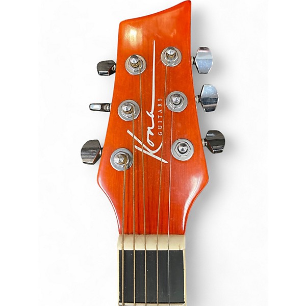 Used Kona k394d Natural Acoustic Guitar