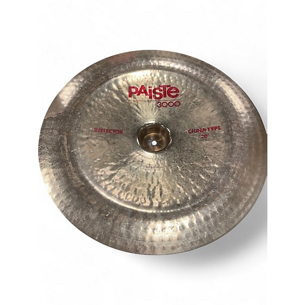 Used Paiste 20in 3000 Reflector China Type Cymbal