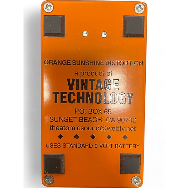 Used Vintage Technology ORANGE SUNSHINE Effect Pedal