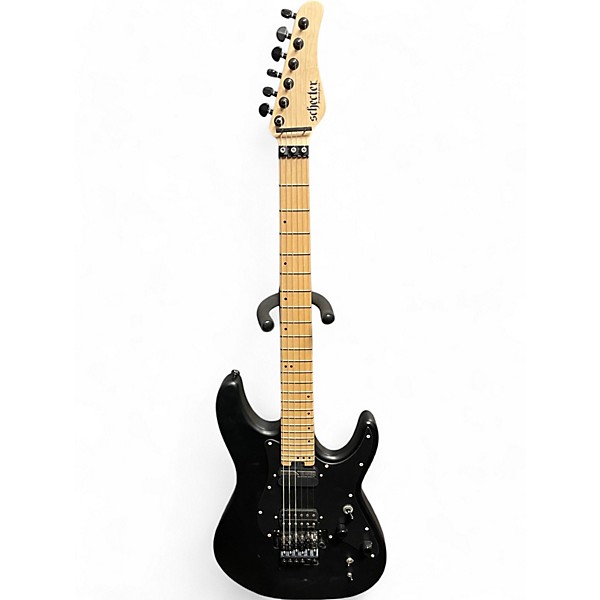 Used Schecter Guitar Research Sun Valley Super Shredder FRS Satin Black Solid Body Electric Guitar