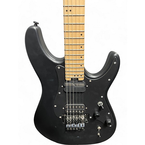 Used Schecter Guitar Research Sun Valley Super Shredder FRS Satin Black Solid Body Electric Guitar