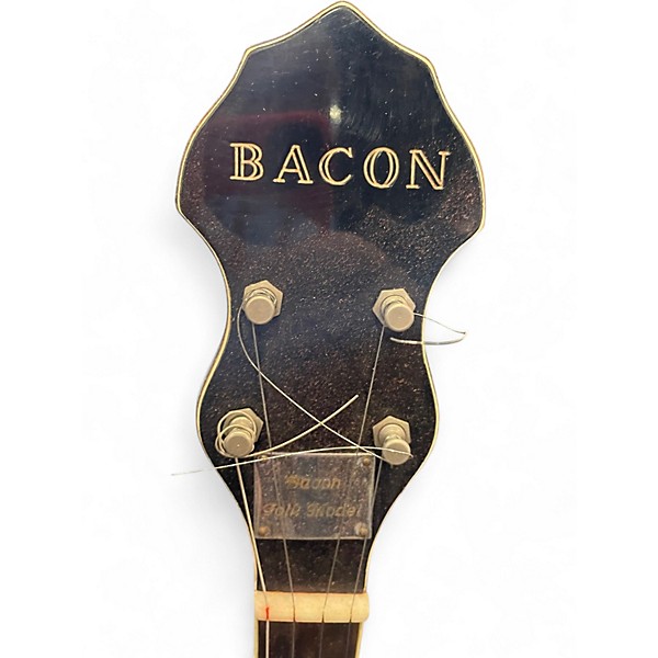 Vintage 1966 Bacon & Day TENOR OPEN BACK BANJO Natural Banjo