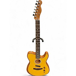 Used Fender Acoustasonic Player Telecaster Butterscotch Acoustic Electric Guitar