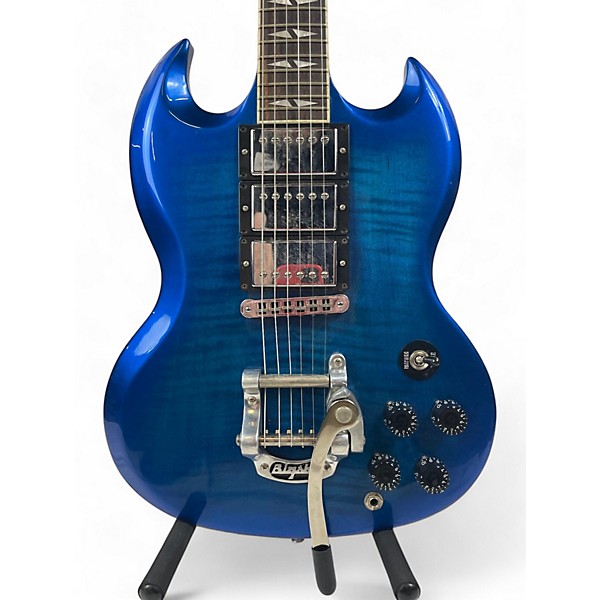 Used 2013 Gibson 2013 SG Deluxe Cobalt Fade Solid Body Electric Guitar