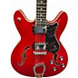 Used Hagstrom VIKING Candy Apple Red Hollow Body Electric Guitar