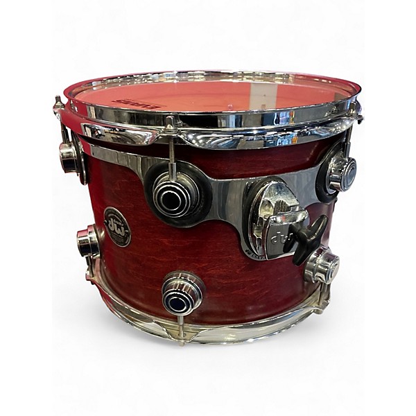 Used DW 4 Piece Collector's Series SATIN RED Drum Kit