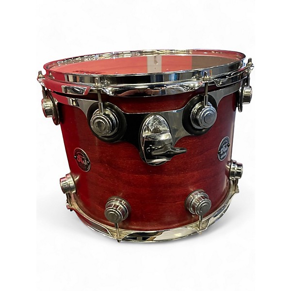 Used DW 4 Piece Collector's Series SATIN RED Drum Kit
