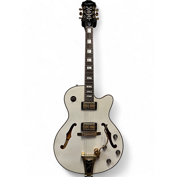 Used Epiphone Emperor Swingster Royale Pearl White Hollow Body Electric Guitar,New Products : American Fashion Style Bags On Sale