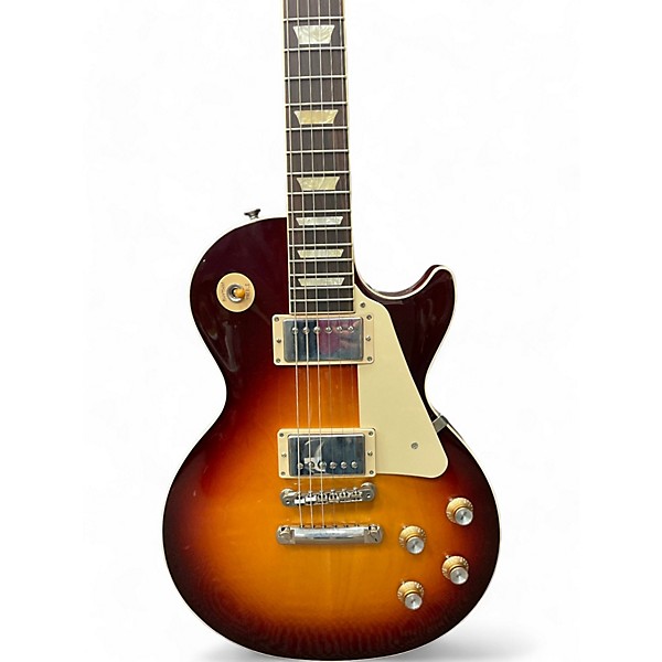 Used Gibson Les Paul Standard 1960S Neck 3 Color Sunburst Solid Body Electric Guitar