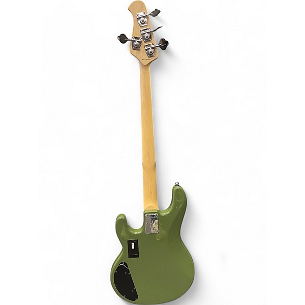 Used Sterling by Music Man Ray4 Green Electric Bass Guitar