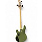 Used Sterling by Music Man Ray4 Green Electric Bass Guitar