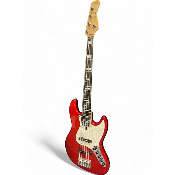 Used Sire MARCUS MILLER M7 Candy Apple Red Electric Bass Guitar