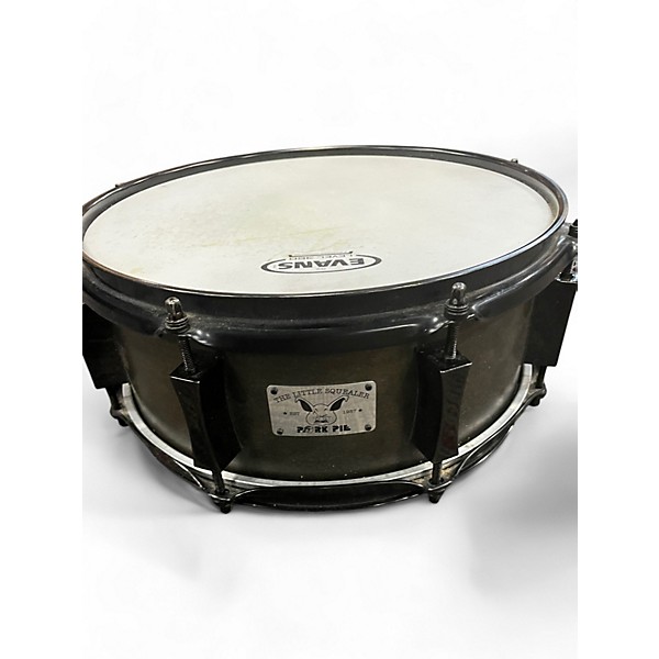 Used Pork Pie 5X12 Little Squealer Snare Black Drum