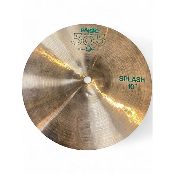 Used Paiste 10in 505 Cymbal
