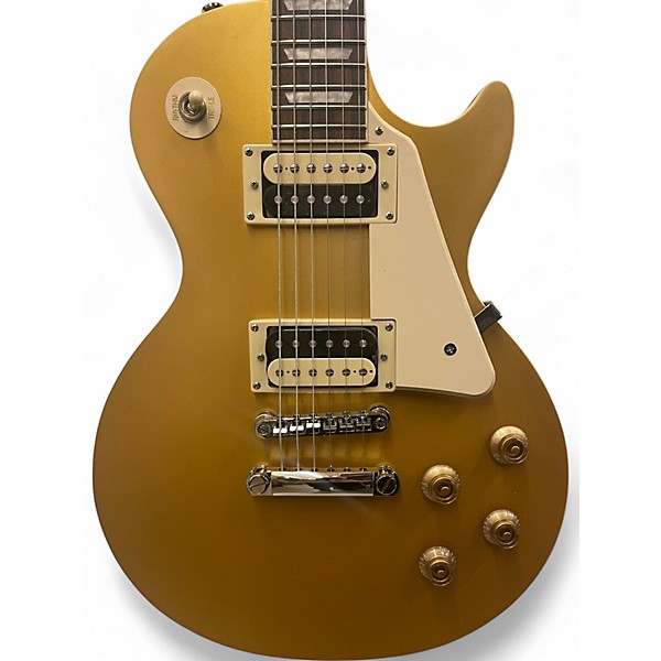 Used 2024 Epiphone Les Paul Traditional Pro IV Gold Top Solid Body Electric Guitar