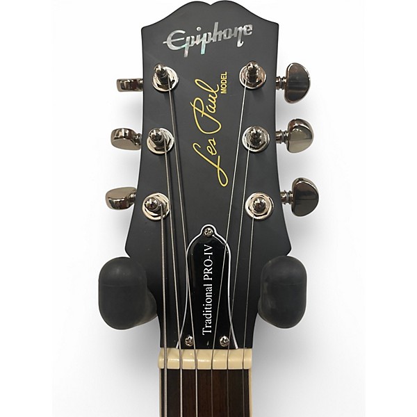 Used 2024 Epiphone Les Paul Traditional Pro IV Gold Top Solid Body Electric Guitar