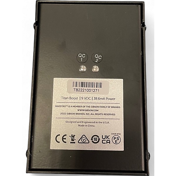 Used Maestro Titan Boost Effect Pedal