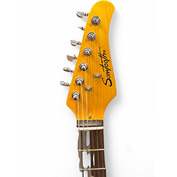 Used Sawtooth ES RELIC Blue Solid Body Electric Guitar