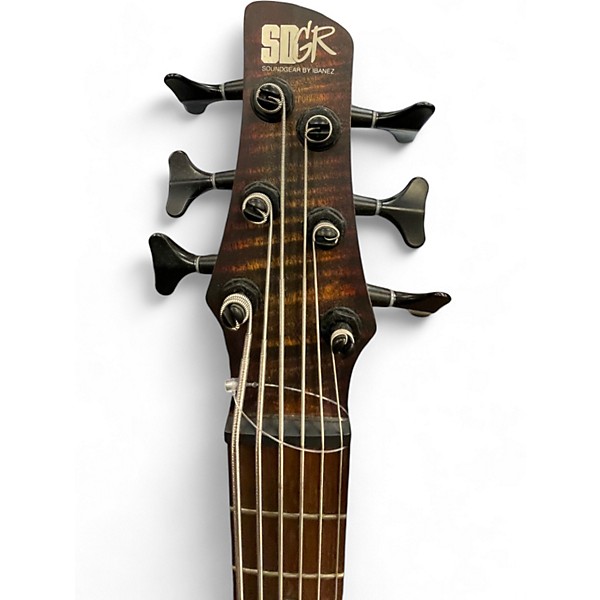 Used Ibanez SR876 Antique Natural Electric Bass Guitar