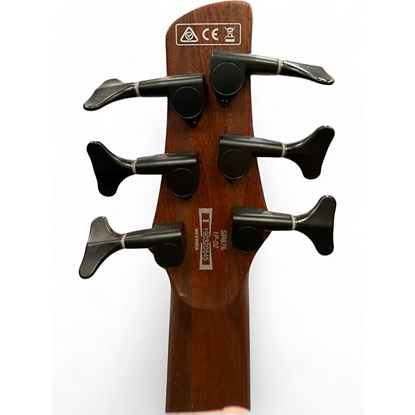 Used Ibanez SR876 Antique Natural Electric Bass Guitar