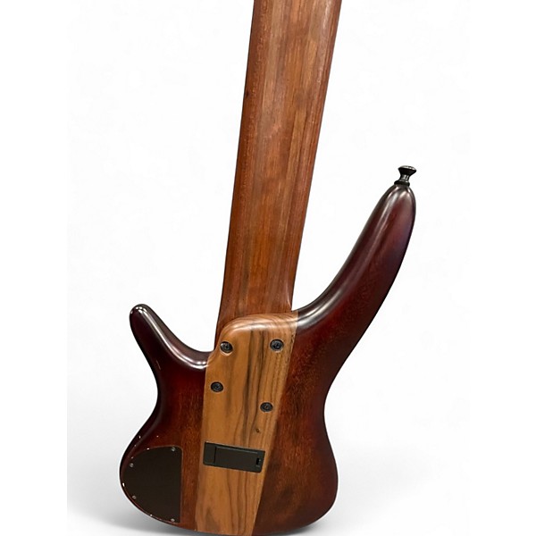 Used Ibanez SR876 Antique Natural Electric Bass Guitar