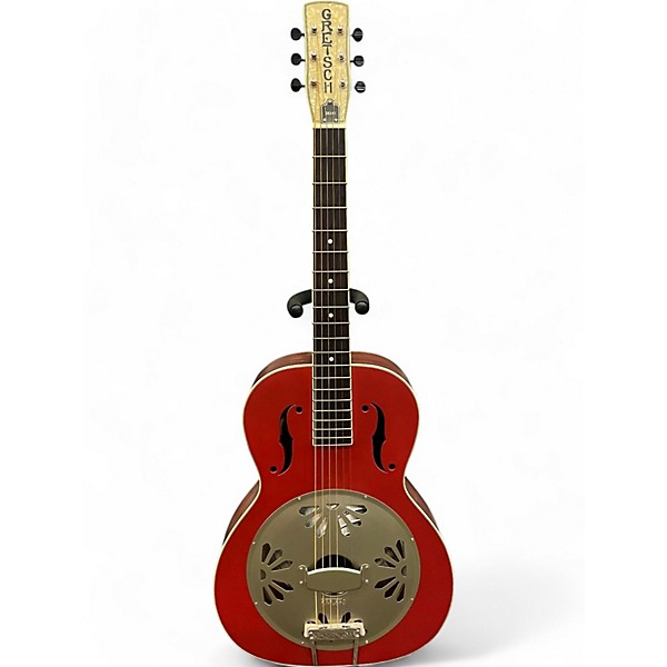 Used Gretsch Guitars G9241 Red Resonator Guitar