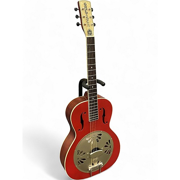 Used Gretsch Guitars G9241 Red Resonator Guitar