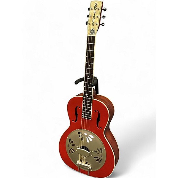 Used Gretsch Guitars G9241 Red Resonator Guitar