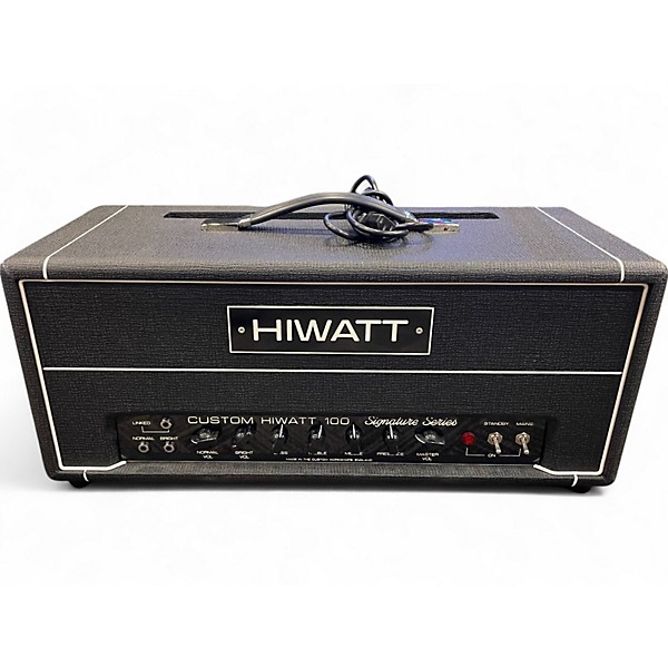 Used Hiwatt CUSTOM 100 SIGNATURE SERIES Tube Guitar Amp Head,Specials : American Fashion Style Bags On Sale