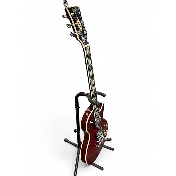 Used Hondo Ii LP-Style "Lawsuit-Era" Wine Red Solid Body Electric Guitar