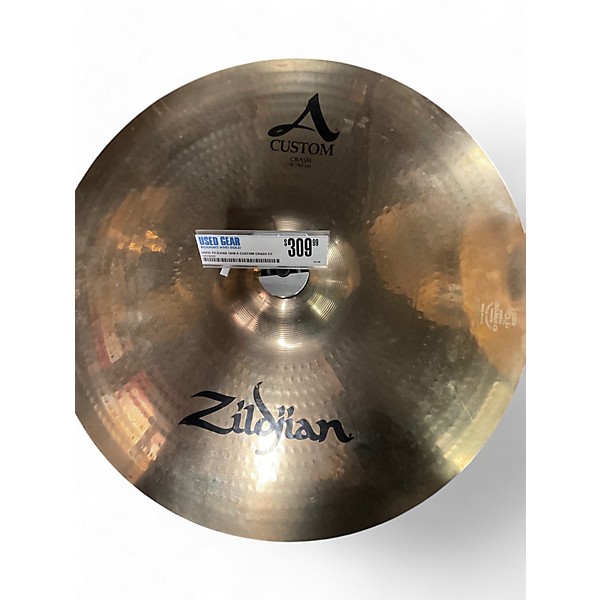 Used Zildjian 16in A Custom Crash Cymbal