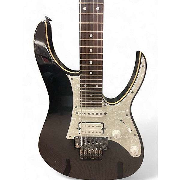 Used Ibanez RG2011SC 30-Fret Black Solid Body Electric Guitar