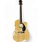 Used Fender CD60SCE Natural Acoustic Electric Guitar