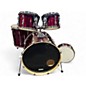 Used TAMA 5 Piece Rockstar Wine Red Drum Kit