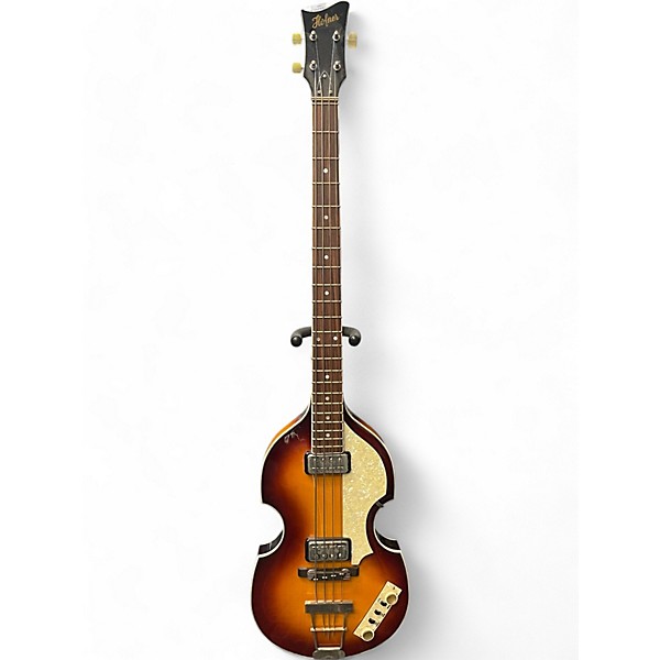 Used Hofner SB 500 2 Color Sunburst Electric Bass Guitar