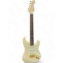 Used 2019 Fender LIMITED EDITION DAYBREAK STRATOCASTER Olympic White Solid Body Electric Guitar