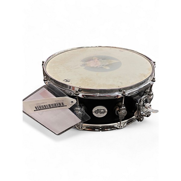Used DW 14in Design Series Snare Drum Satin Black Drum