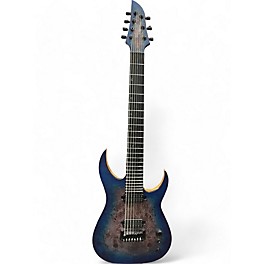 Used Schecter Guitar Research KEITH MERROW KM 7 MK III Blue Crimson Solid Body Electric Guitar