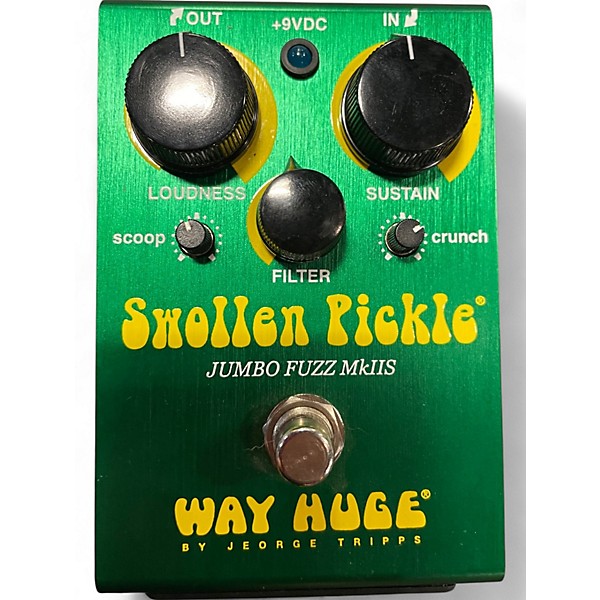 Used Way Huge Electronics WHE401 Swollen Pickle MKII Super Jumbo Fuzz Effect Pedal