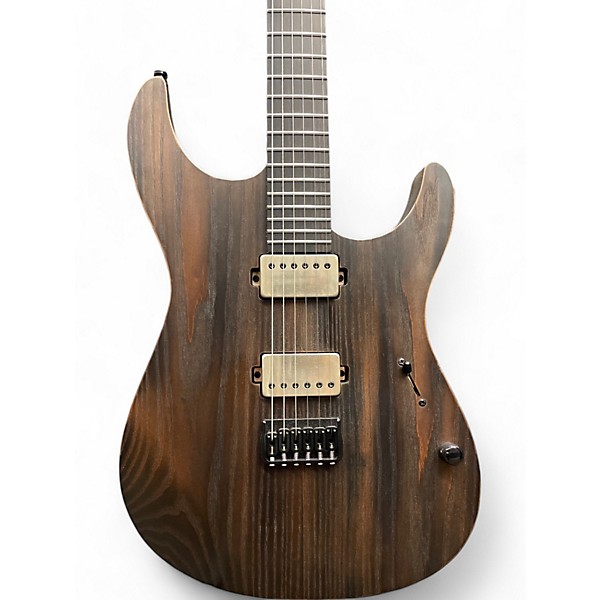 Used Mayones ANTIGUA CARDINAL Brown Solid Body Electric Guitar