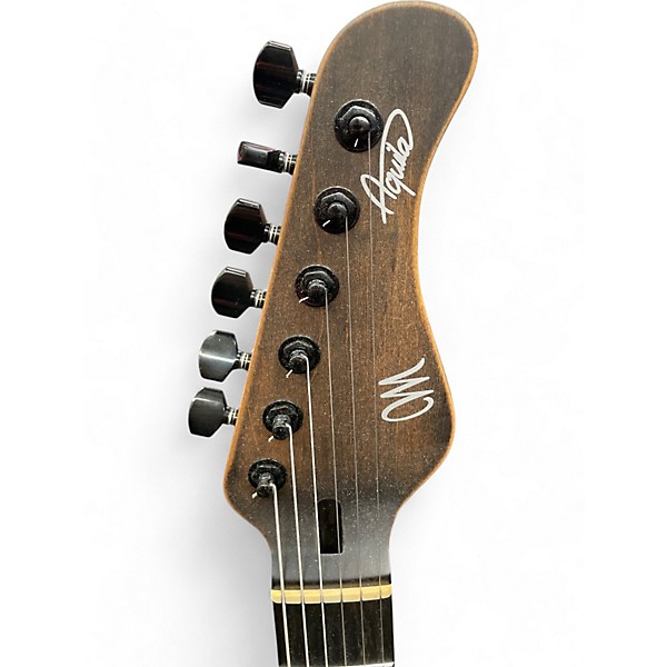 Used Mayones ANTIGUA CARDINAL Brown Solid Body Electric Guitar