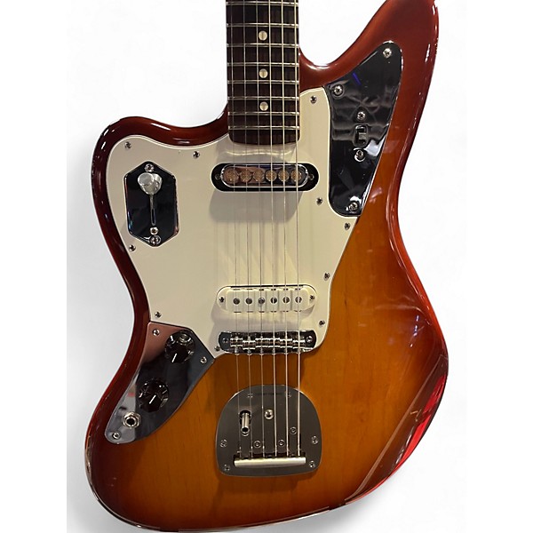 Used 2021 Fender Mod Shop Jaguar LH Sienna Sunburst Electric Guitar
