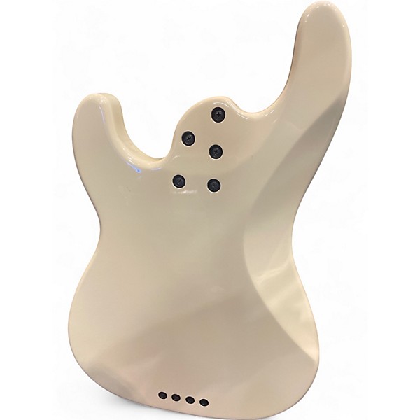 Used Schecter Guitar Research P-4 Antique Ivory Electric Bass Guitar