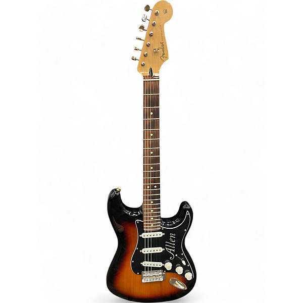 Used Fender Player Stratocaster 3 Tone Sunburst Solid Body Electric Guitar