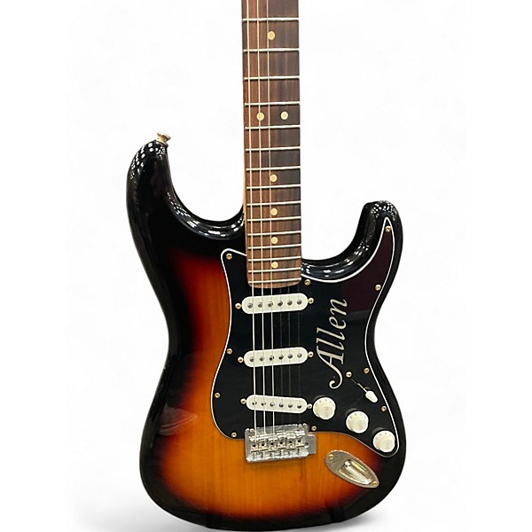 Used Fender Player Stratocaster 3 Tone Sunburst Solid Body Electric Guitar