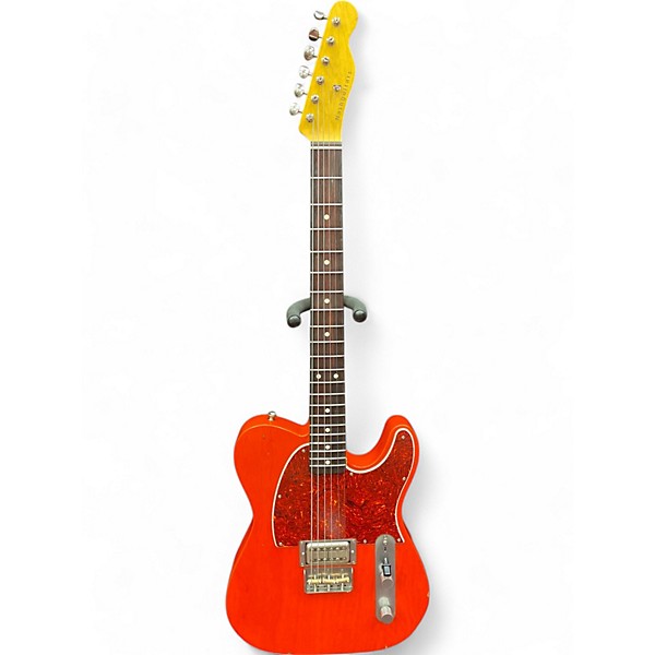 Used Nash Guitars E14B Clear Orange  Solid Body Electric Guitar