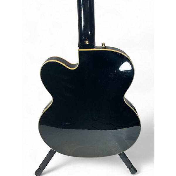 Used Washburn J9VG Black Hollow Body Electric Guitar