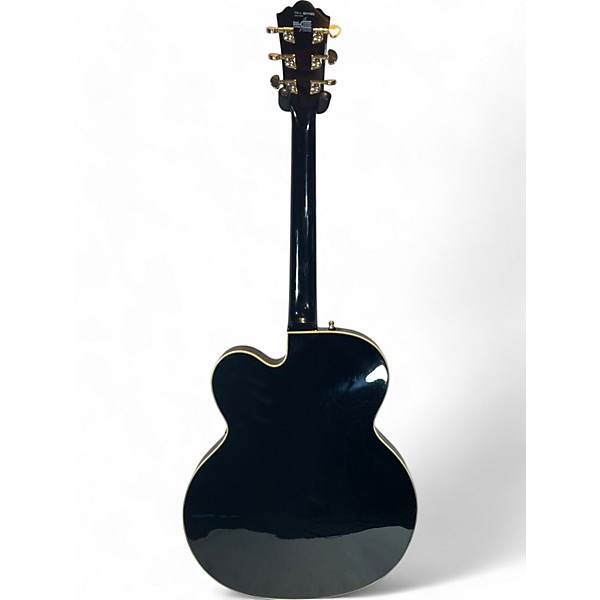 Used Washburn J9VG Black Hollow Body Electric Guitar