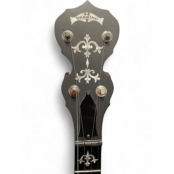 Used Deering Sierra 5 String Natural Banjo